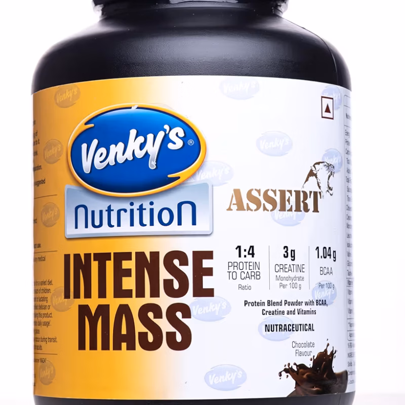 Venkys Intense Mass 2kg chocolate 25% off