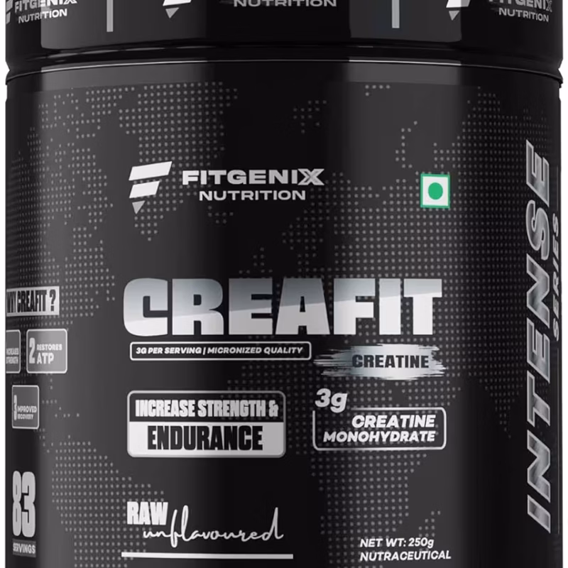 Fitgenix Creatine Monohydrate 250g – Pure Strength & Performance