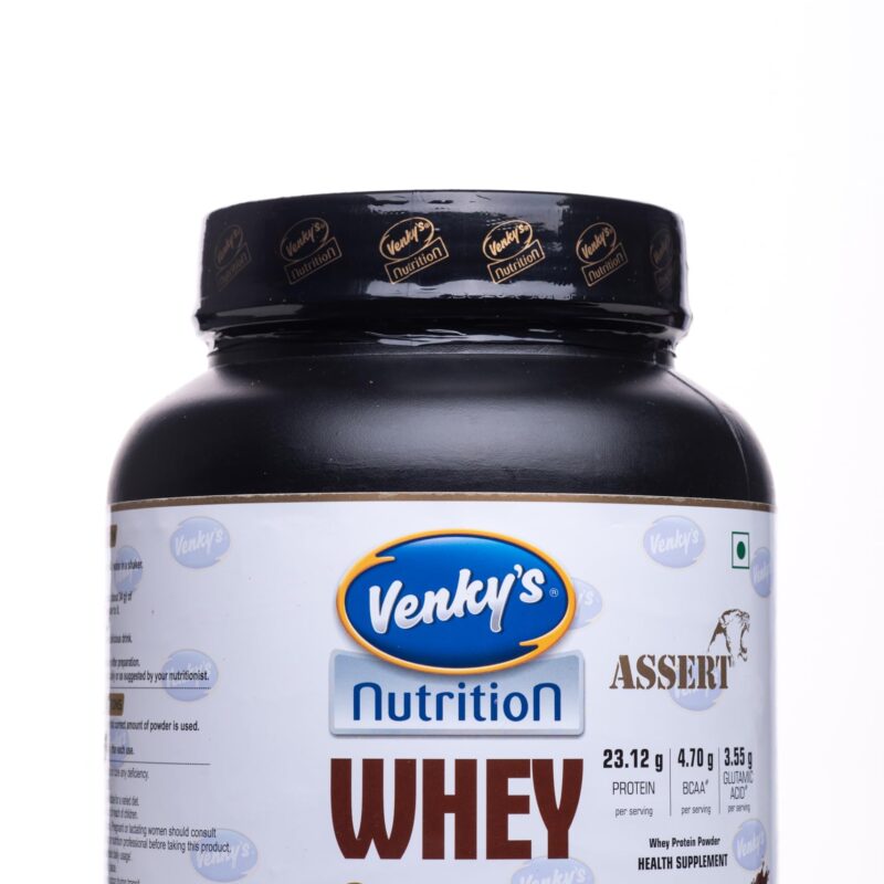 Venky's Assert Whey Isolate 1kg Swiss Chocolate | kolkatasupplements.in